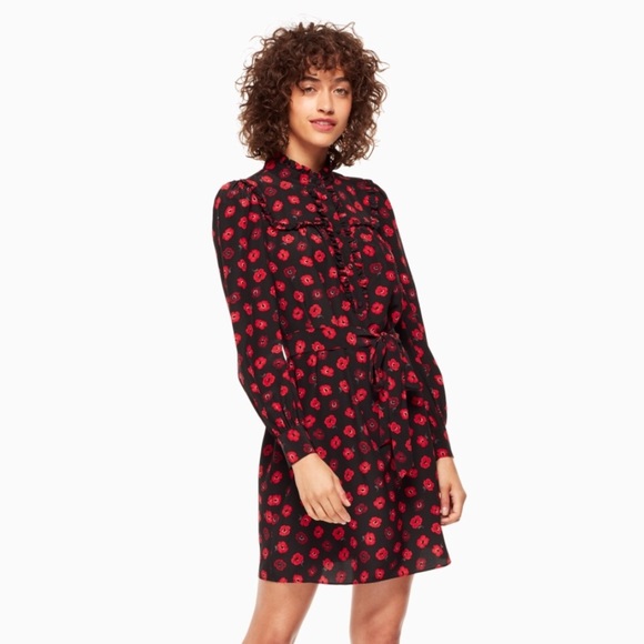 EUC kate spade poppy shirt dress - Picture 2 of 8